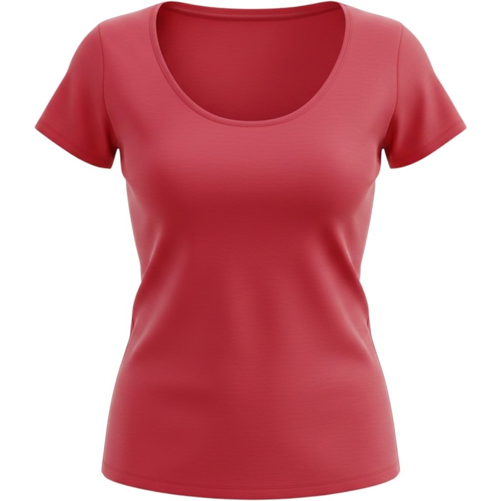 No Boundaries Just Red Scoop Tee T-Shirt‎ Juniors XL (16-18) Womens Small